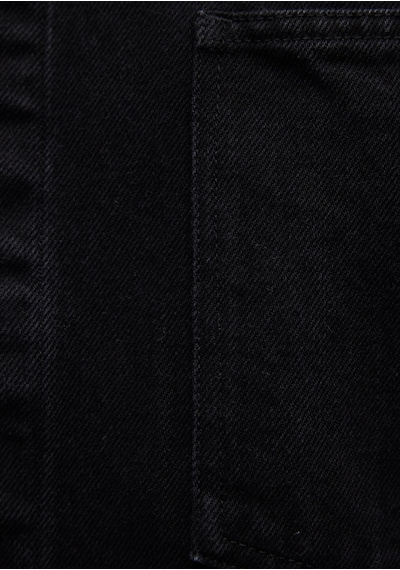 Mavi - Siyah Denim Gömlek 0211138-900 Siyah