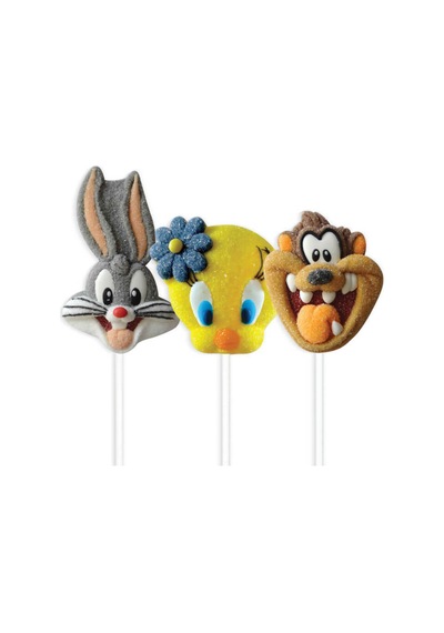 Lisanslı Looney Tunes Marshmallow Lolipop 45 Gr 12 Adet
