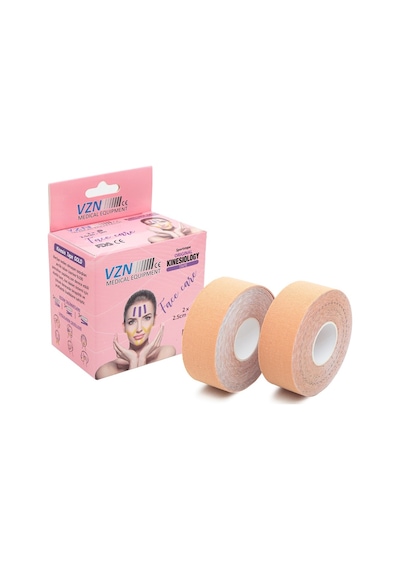 Vzn Yüz Için Therapy Cotton Kinesio  Bandı 2.5 CM x 5 M