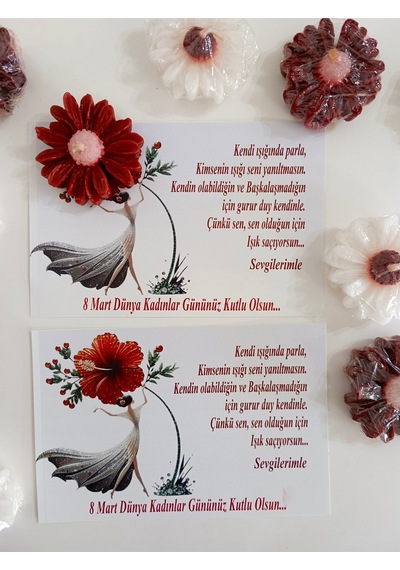 Bernami Mumluk Şamdanpinterest 8 Mart Dünya Kadınlar Günü Hediyelik Papatya Mum 5 Adet Diğer