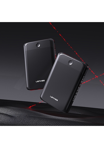 Lenyes Pw1008d Pd 20w Led Ekranlı Yapay Zeka Destekli İnce Wireless Powerbank 15w 10.000mah Siyah Siyah