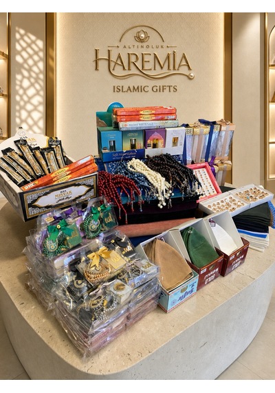 50 Kişilik Haremia Luxury Hac Hediyelik Paketi 520 Parça Premium Set .