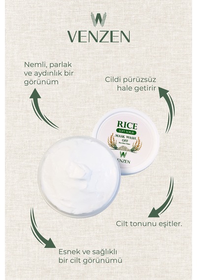 Rice Mask Wash Off Soft Scrub - Aydınlatıcı Yüz Bakım Peeling Maske 100g
