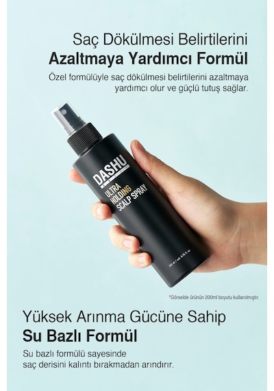 Dökülme Karşıtı Bakım&güçlü Sabitleme Sunan Saç Spreyi Dashu Daily Ultra Holding Scalp Spray 50 Ml