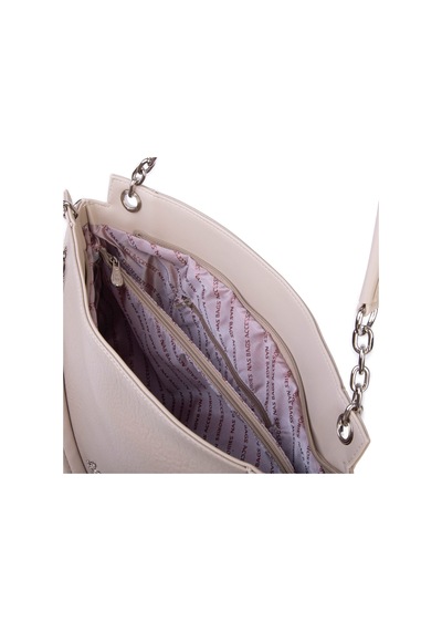 Nas Bag Kadın Büyük Boy Omuz Çantası 45x34x21 Cm Kum Victoria
