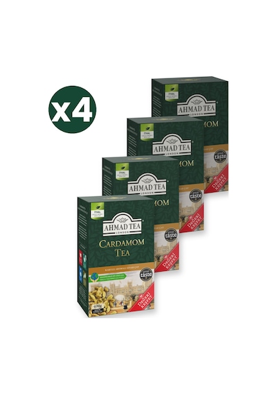 Ahmad Tea Cardamom Tea 400 G Dökme Çay 4'li Ekonomik Paket Toplam 1600 Gram Dökme Çay
