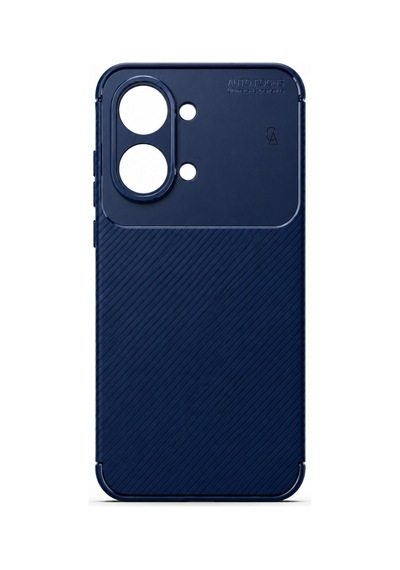 Xiaomi Poco X8 Pro Max Uyumlu Kılıf Karbon Tasarım Kamera Korumalı Silikon Telefon Kılıfı Kapak Lacivert