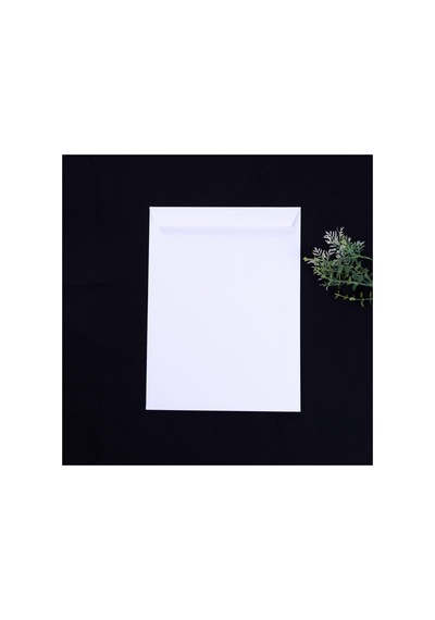 Bimotif Beyaz Zarf, 17x25 Cm 10 Adet