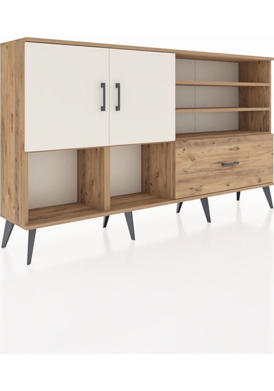 Arges Konsol 7 Raflı Tek Çekmeceli 2 Kapaklı 176x30x99 Çam-aytaşı/çam Aytası/atlas Çam - Atlas Çam Arges Konsol 7 Raflı Tek Çekmeceli 2 Kapaklı 176x30x99 Çam-aytaşı/çam Aytası/atlas Çam - Atlas Çam