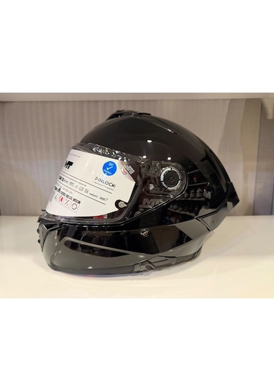 Kask Mt Thunder 4r Sv Pure Parlak Siyah