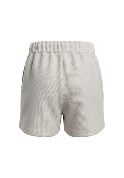 Xint Naturel Pamuk Dokulu Oversize Şort 470530