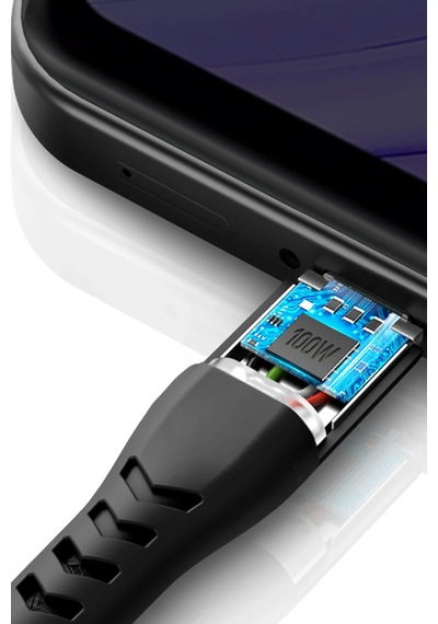 Nyloflex 1.5m 100w Type-c To Type-c Pd Hızlı Şarj Kablo - Siyah