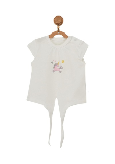 Dear Enika Andywawa Kız Bebek Unicorn Motifli Bağlama Detaylı Alt Üst Takım Ac22718 001