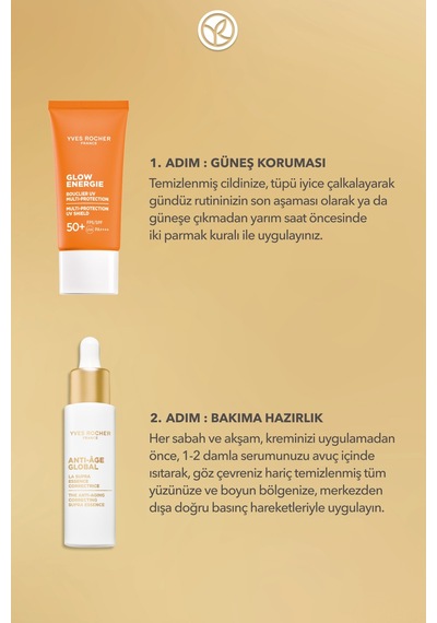 Yves Rocher Yaşlanma Ve Leke Karşıtı Set- Gündüz Serum 30 Ml & Leke Karşıtı Güneş Kremi 50 Spf 30 Ml