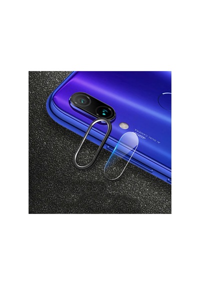 Xiaom Redmi Note 7 Kamera Koruma Metal Lens+ Kırılmaz Cam Set- 5775 - Hs08377200-3718 Pembe Pembe