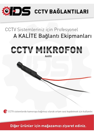 A Cctv Kamera Mikrofonu - Güvenlik Kamerası Sistemleri