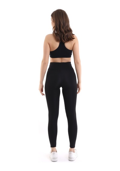 Winmoda34 Kadın Korseli Içi Şardonlu Termal Tayt Push Up Siyah