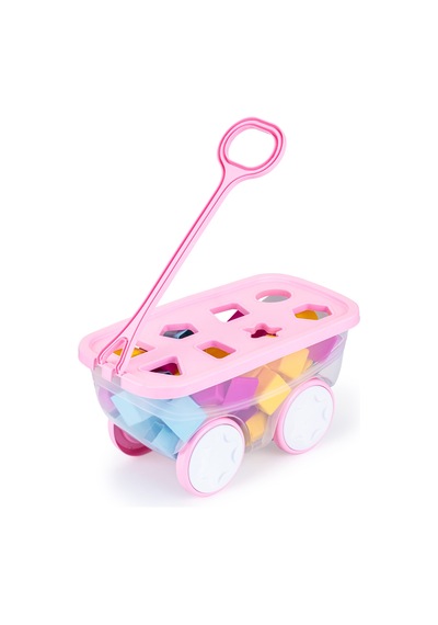 Erdem Toys Gezgin Vagon Oyun Seti Bul Tak Oyuncaklı - Pembe