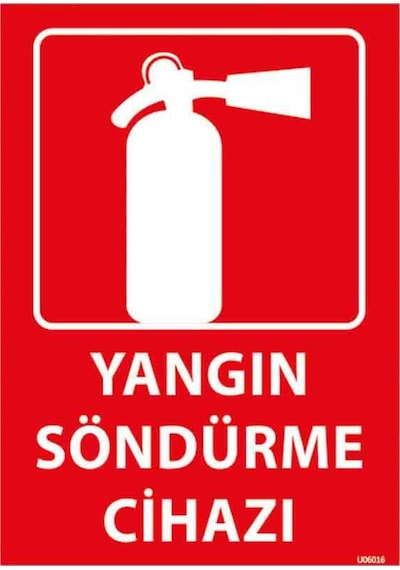 6 Kg Köpüklü Yangın Tüpü Tse Ce Belgeli Ruhsata Uygun 4 Yıl Levha-askı
