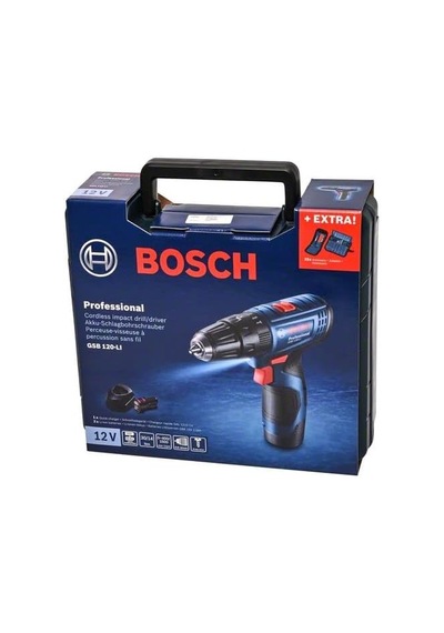 Tr Gsb 120-lı Akülü Darbeli Delme Vidalama Makinesi + 23 Parça Vidalama Seti 12 Volt, 2 X 2,0 Ah Akü, Şarj Cihazı