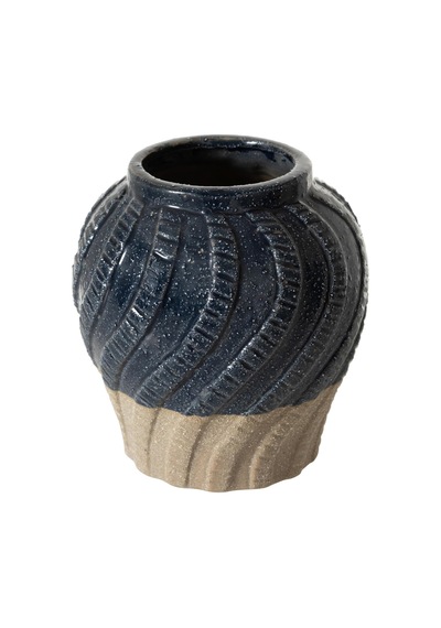 Lexroo Wavy Seramik Vazo 18 X 19 Cm Çok Renkli