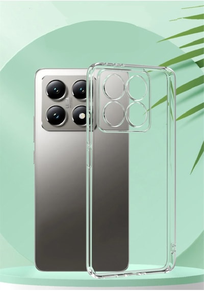 Noktaks - Xiaomi Uyumlu Xiaomi Mi 14t Pro - Kılıf Şeffaf Soft Slim Fitt Süper Silikon Kapak T35583 Şeffaf