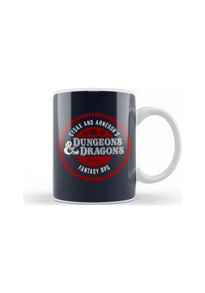 Gygax And Arnesons Dungeons And Dragons Fantasy Rpg Kupa Bardak Porselen Karışık