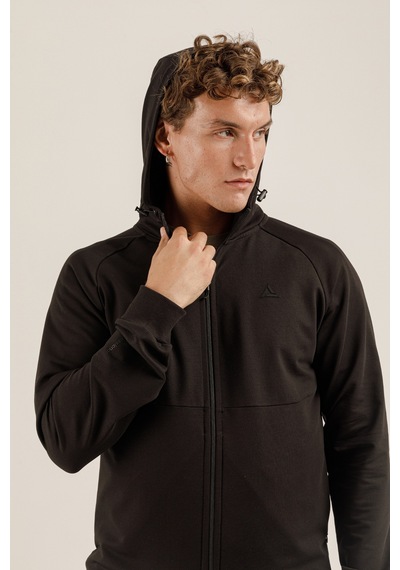 Airlife Saturn Ur7 Pro I Tam Boy Fermuarlı Erkek Kapüşonlu Sweatshirt Siyah