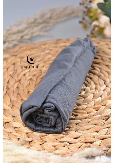 Bilenler Tesettür Penye Şal - 65 X 175 / Füme Füme