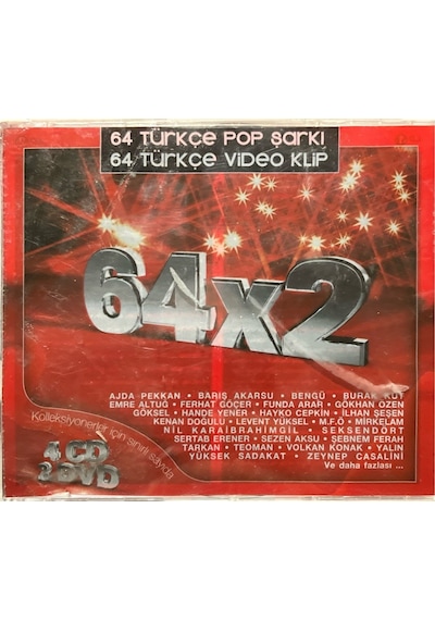 Plak Değildir Cd Dir Cd 64 Türkçe Pop Şarkı + 64 Türkçe Video K