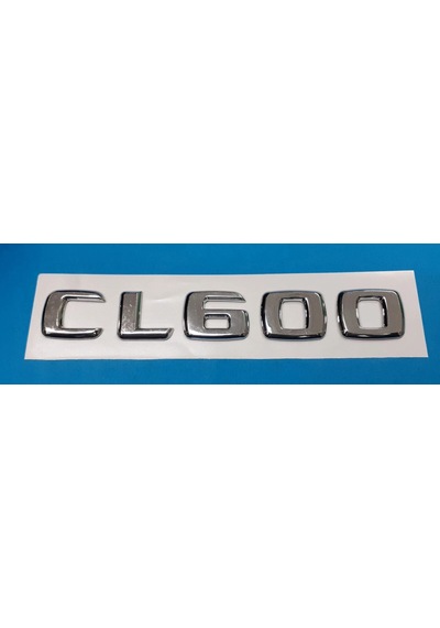 Benz Cl 600 Krom Bagaj Yazısı 3m 3d Abs