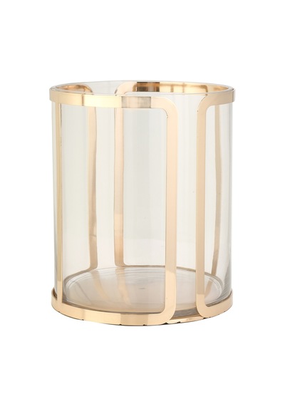 Vitale Kapsül Dekoratif Mumluk Gold 25x25x30 Cm Ak.jd0083