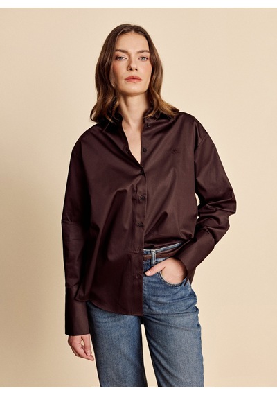 Brooks Brothers Kahverengi Kadın Regular Fit Gömlek Bbfw26fsh003 Kahve