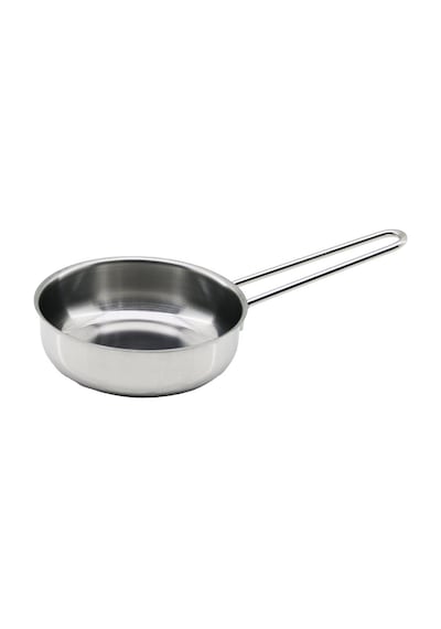 12cm Tel Kulp Çelik Sos Tava 001 Siyah