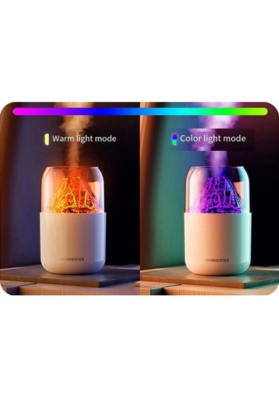7 Renk Led Işıklı Uçucu Yağ Difüzörü - Ultrasonik Teknoloji Renkli