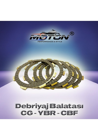 Cg / Ybr / Cbf / 250 Chopper Debriyaj Balatası 5'li Set