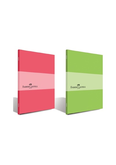 Faber-castell A-5 Pp Kapak Pastel Dikişli Defter 60 Yaprak Kareli 5075000148 Çok Renkli