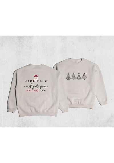 Unisex Oversize Ho Ho On Sweatshirt