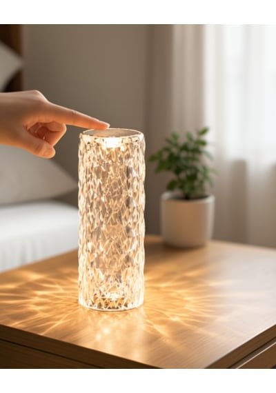 Yeni Nesil Modern Kristal Masa Ve Gece Lambası Dokunmatik Renk Değiştirebilen Diğer 34524428