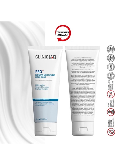 Cliniclab Yoğun Nemlendirici Ve Onarıcı Krem 50 ML
