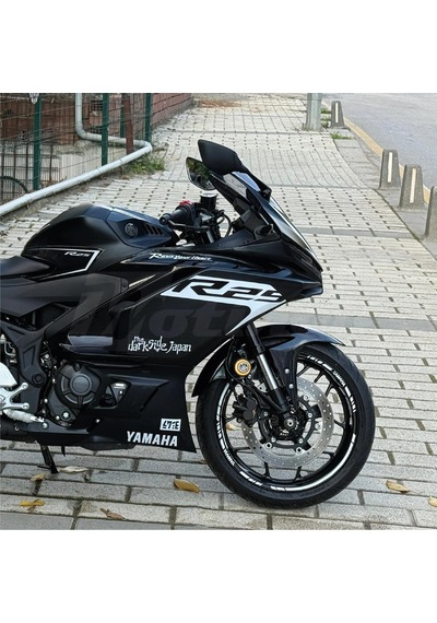 Yamaha Yzf R25 2025 Model Beyaz Sticker Etiket Modeli
