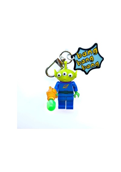Toy Story Alien Figür Charmlı Anahtarlık - Uzay Temalı Sevimli Ko