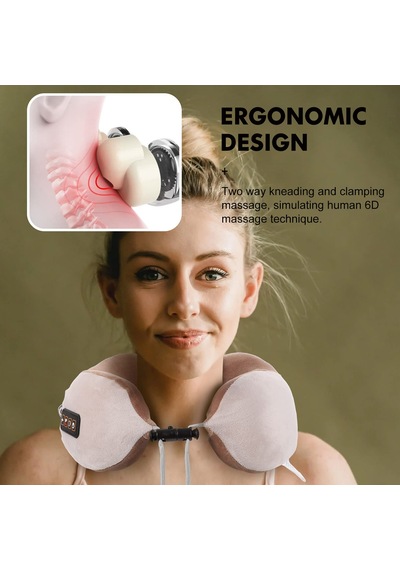 Vaguelly 1 Set U-şekilli Boyun Masajı, Isıtma Ve Yoğurma Fonksiyonlu, Rahatlatıcı Masaj İçin Ergonomik Boyun Koruyucusu Ve Ev Ve Seyahat İçin Gerginliği Hafifletme Vaguelly 1 Set U-şekilli Boyun Masajı, Isıtma Ve Yoğurma Fonksiyonlu, Rahatlatıcı Masaj İçin Ergonomik Boyun Koruyucusu Ve Ev Ve Seyahat İçin Gerginliği Hafifletme