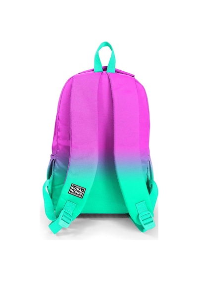 Coral High Kids Pembe Su Yeşili Renk Geçişli Üç Bölmeli Okul Sırt Çantası 23664