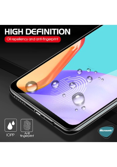 Microsonic Samsung Galaxy Uyumlu A56 Tam Kaplayan Temperli Cam Ekran Koruyucu
