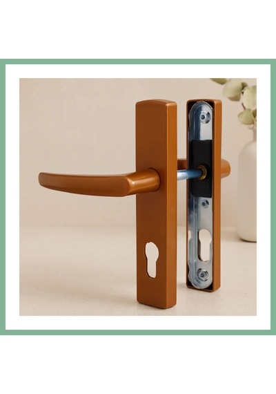 Bşkvirgo Kahverengi Balkon Kapı Kolu 50 Mm Bsk2026