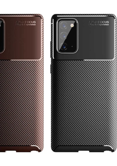 Samsung Uyumlu Galaxy Note 20 Kilif Karbon Silikon Case 406653194