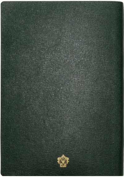 Pineider Defter Milano 14.5x21 Cm Yeşil Gold Cnr1s099107374 Yeşil