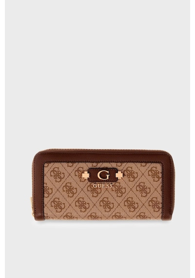 Guess Lindsey Logolu Fermuarlı Cüzdan Swsg9749146 Bayan Cüzdan Swsg97 49146 Ltl Kahve