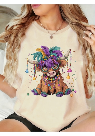 Noıssey Urban Pop Graphic Kadın Tişört Koleksiyonukod 5398 Bej